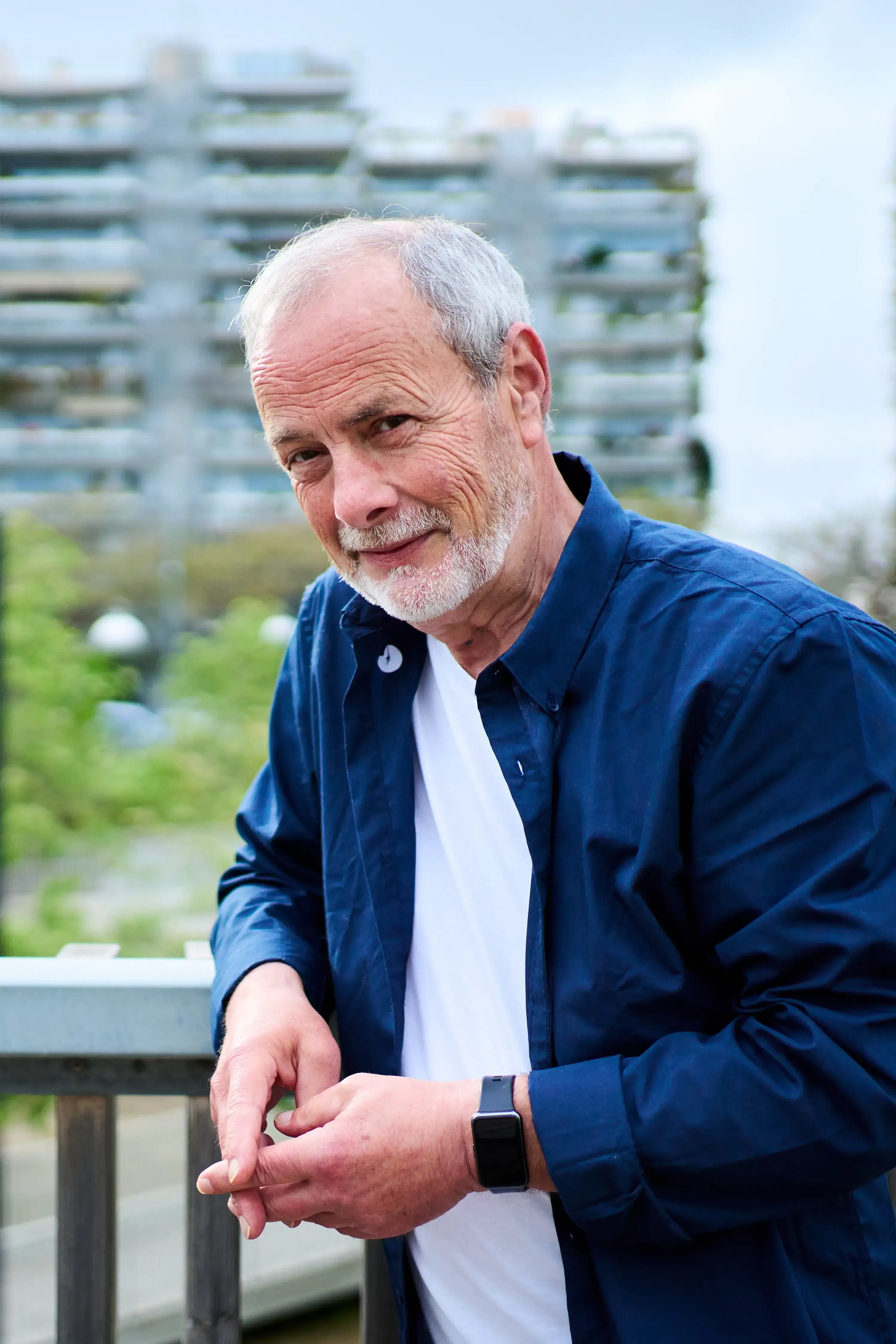 Man recognizing symptoms of enlarged prostate BPH requiring treatment