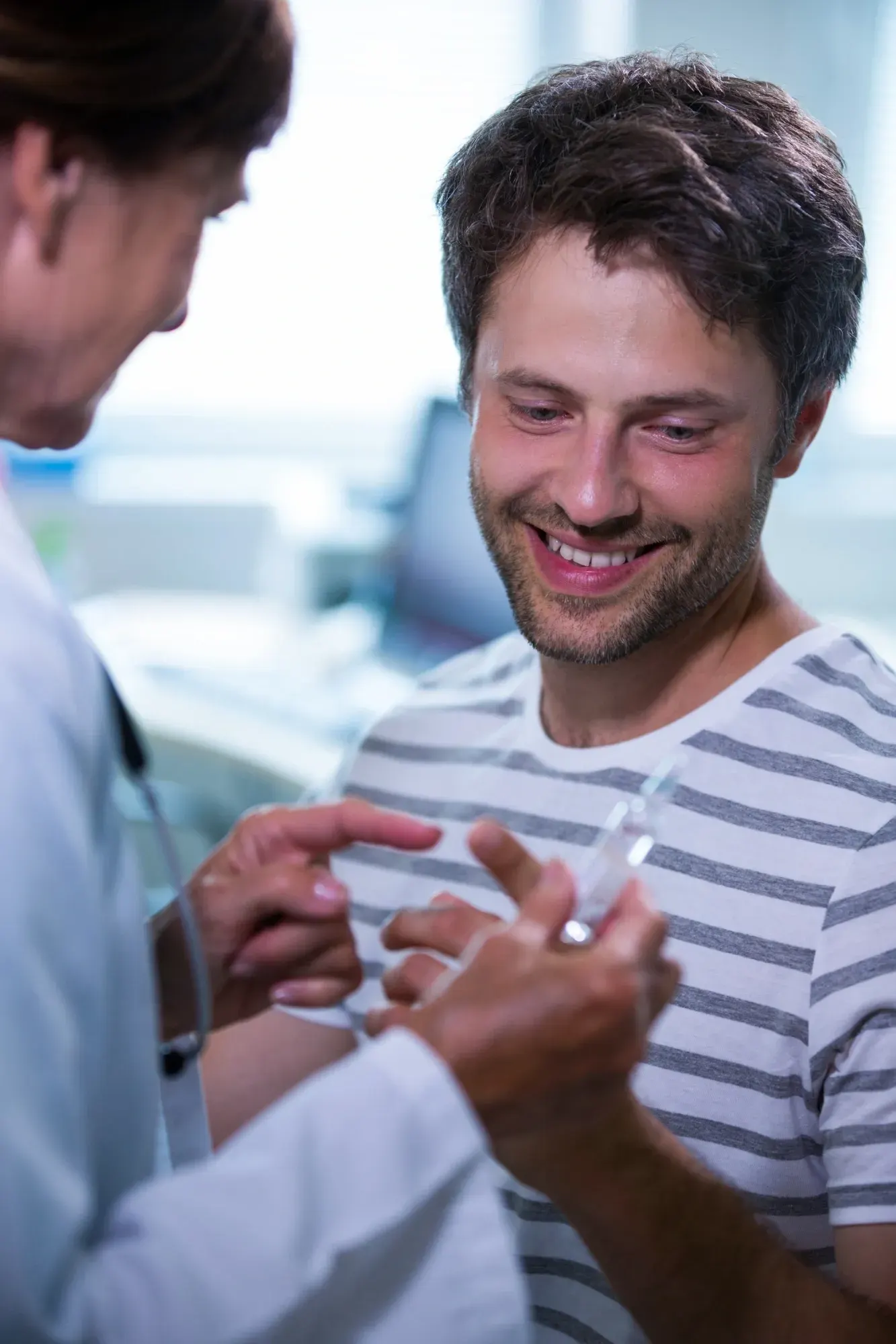 Testosterone replacement therapy medication options including injections, gels, and pellets at Zabinski Urology