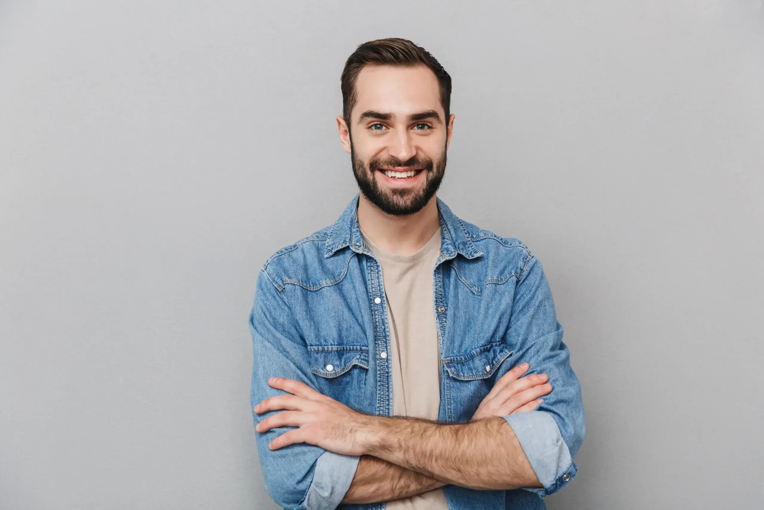 Confident patient at Zabinski Urology in Melbourne, FL